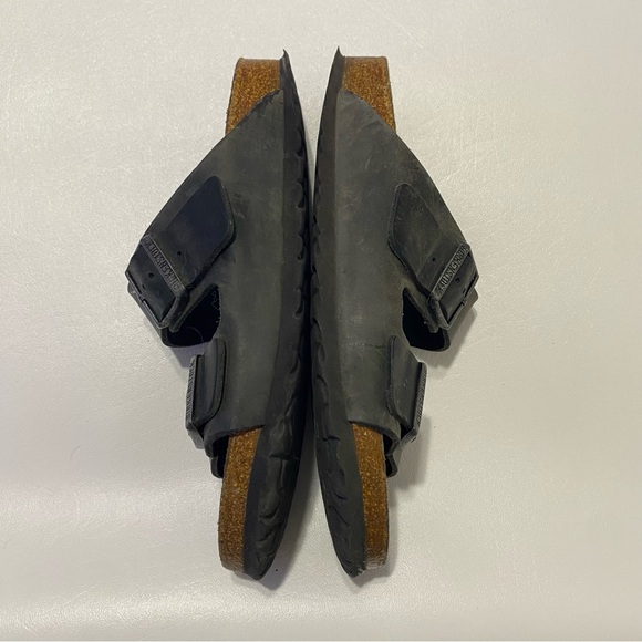 Birkenstock Women’s 39 Or 8-8.5 Arizona Double Strap Leather Sandal - Picture 6 of 12